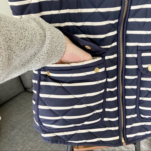 Blue and White Striped Vest - Picture 2 of 5